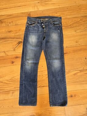 Men's Levi's 501 Vintage Straight-Leg Blue Jeans 32 X 32